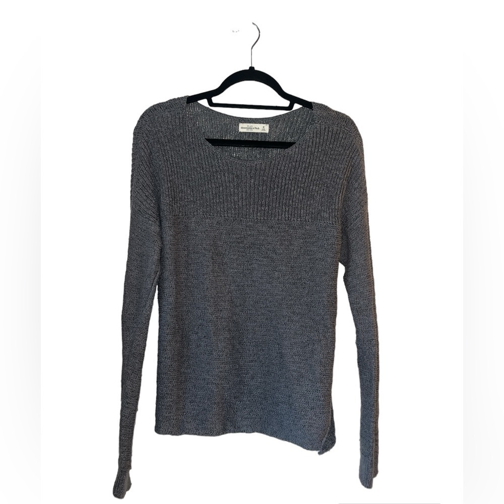Abercrombie & Fitch Women’s Grey Sweater Cotton Blend Size M